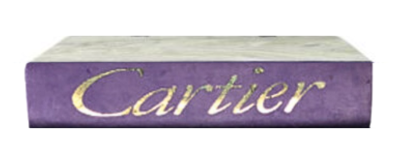 Decorative Books: Gold Lettering on Colorful Spine