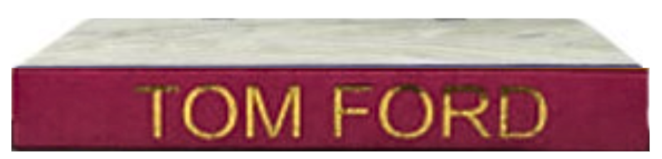 Decorative Books: Gold Lettering on Colorful Spine