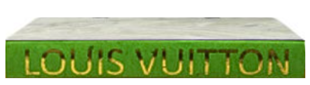 Decorative Books: Gold Lettering on Colorful Spine