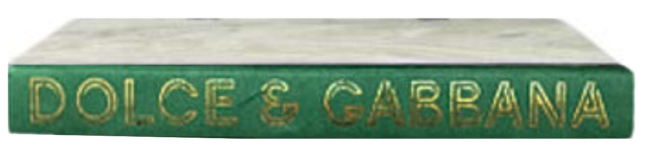 Decorative Books: Gold Lettering on Colorful Spine