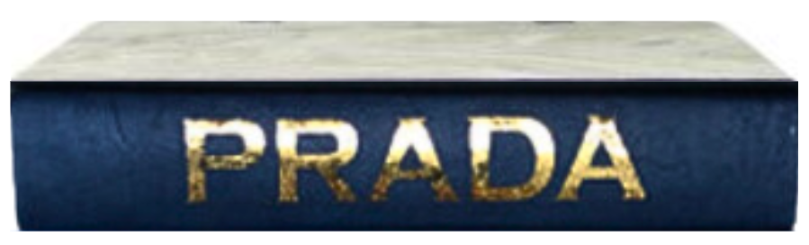 Decorative Books: Gold Lettering on Colorful Spine