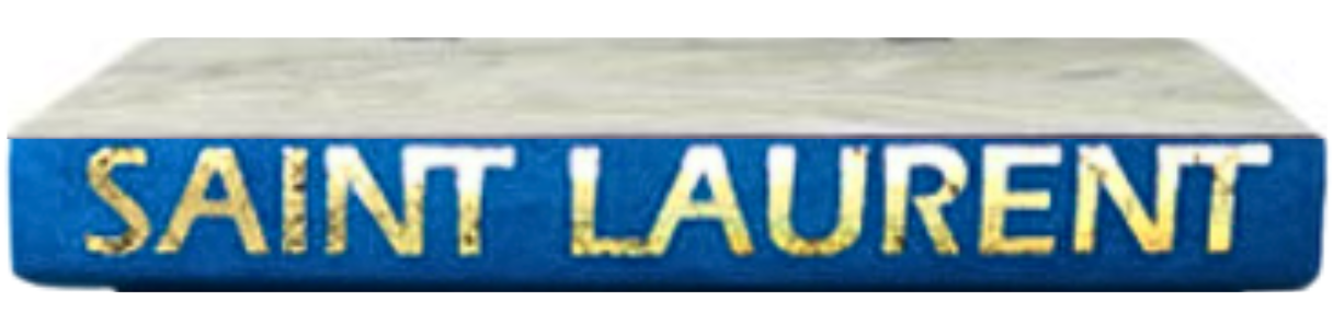 Decorative Books: Gold Lettering on Colorful Spine