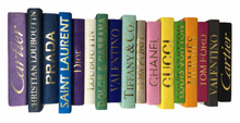 Load image into Gallery viewer, Decorative Books: Gold Lettering on Colorful Spine
