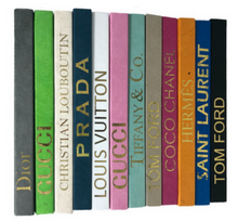 Load image into Gallery viewer, Decorative Books: Gold Lettering on Colorful Spine Large
