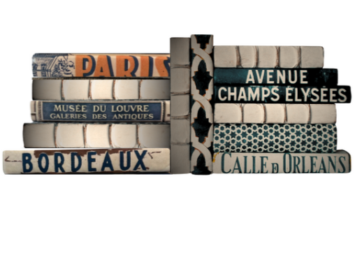 Decorative Books: Blue Location Themed