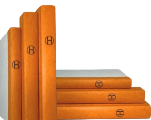 Decorative Books: Orange H Stack