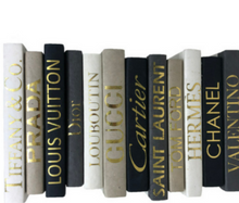 Load image into Gallery viewer, Decorative Books: Gold Lettering on Neutral Spine
