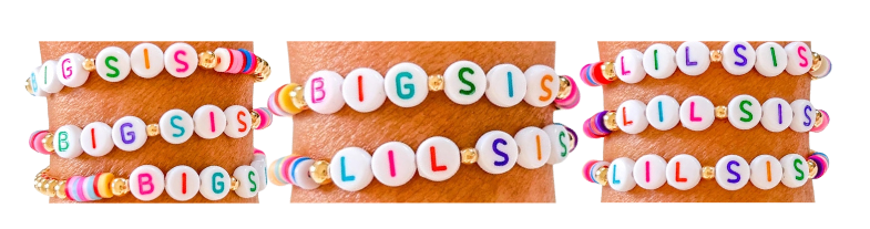 Big Sis, Lil Sis gold filled bracelet