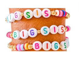 Big Sis, Lil Sis gold filled bracelet