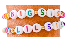 Load image into Gallery viewer, Big Sis, Lil Sis gold filled bracelet
