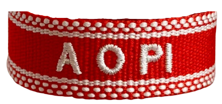 Sorority Woven Tassel Bracelets