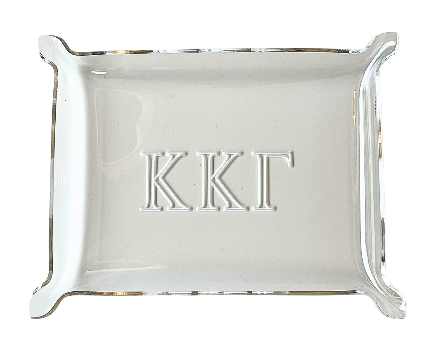 Sorority Acrylic Catchall Tray