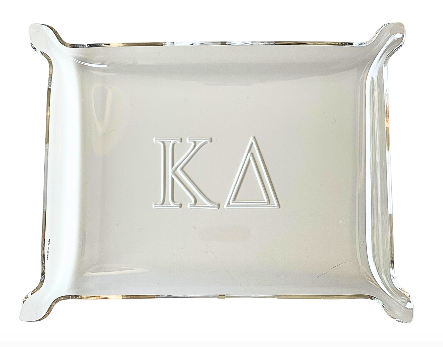Sorority Acrylic Catchall Tray