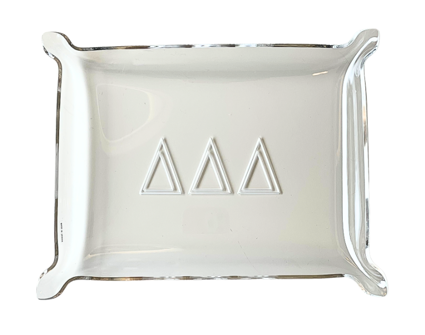 Sorority Acrylic Catchall Tray