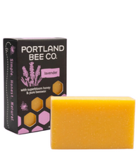 Load image into Gallery viewer, Beeswax and Honey Lavender Soap Bar
