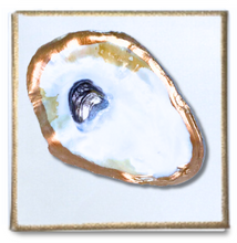 Load image into Gallery viewer, Gold Gilded Oyster on Canvas
