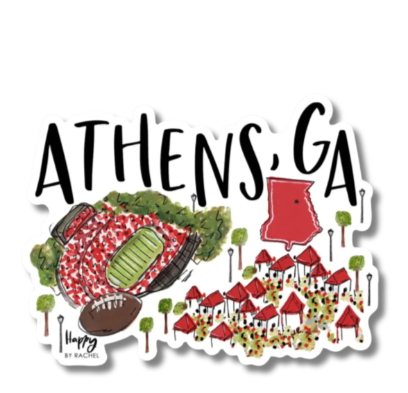 Athens, GA Sticker