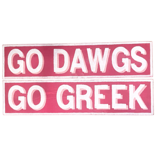 Pink Sec Wooden Distressed Boards