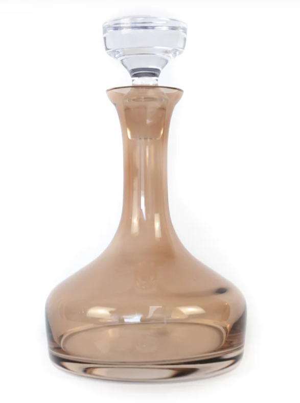 Estelle Amber Smoke Vogue Decanter