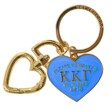 Load image into Gallery viewer, &#39;Return To&#39; Sorority Heart Key Ring
