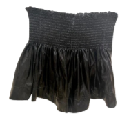 Queen Of Sparkles Black Metallic Swing Shorts