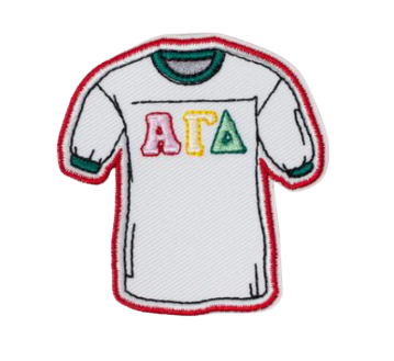 Sorority Jersey Shaped Decal