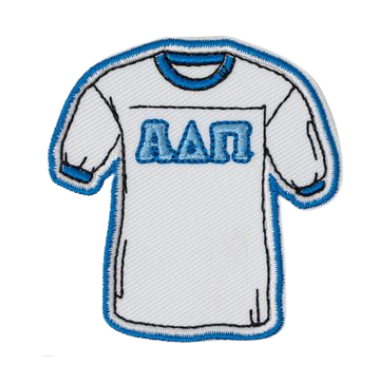 Sorority Jersey Shaped Decal