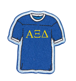 Sorority Jersey Shaped Decal