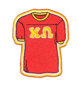 Sorority Jersey Shaped Decal