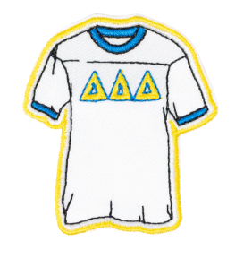 Sorority Jersey Shaped Decal
