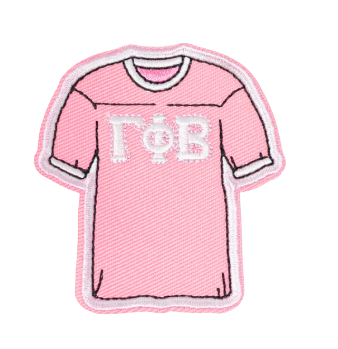 Sorority Jersey Shaped Decal