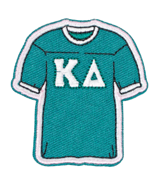 Sorority Jersey Shaped Decal