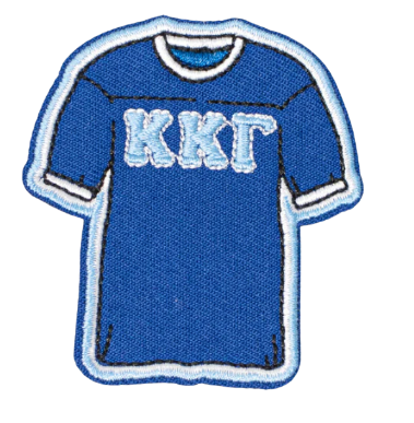 Sorority Jersey Shaped Decal