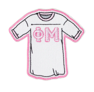 Sorority Jersey Shaped Decal