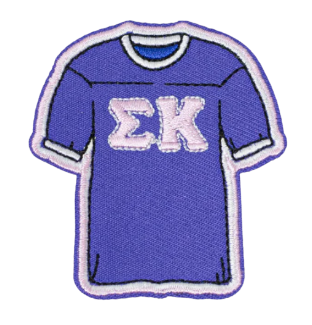 Sorority Jersey Shaped Decal