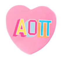 Load image into Gallery viewer, Sorority Heart Button
