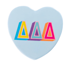 Sorority Heart Button