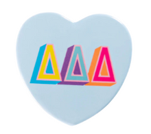 Load image into Gallery viewer, Sorority Heart Button
