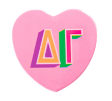 Load image into Gallery viewer, Sorority Heart Button
