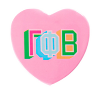 Load image into Gallery viewer, Sorority Heart Button
