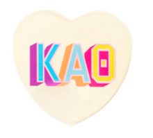 Load image into Gallery viewer, Sorority Heart Button
