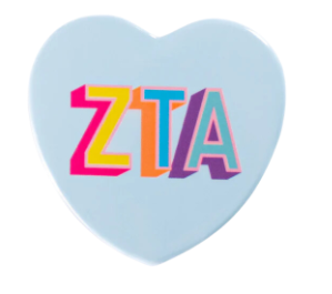 Sorority Heart Button
