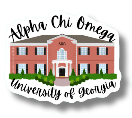 Sorority House Sticker