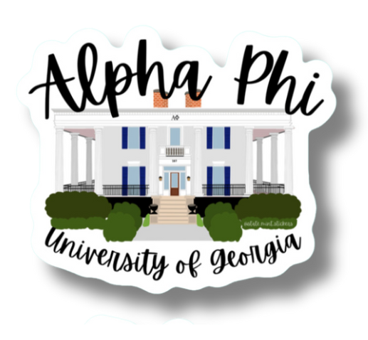 Sorority House Sticker