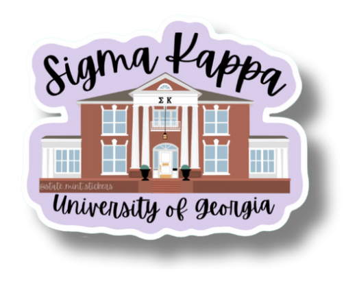 Sorority House Sticker