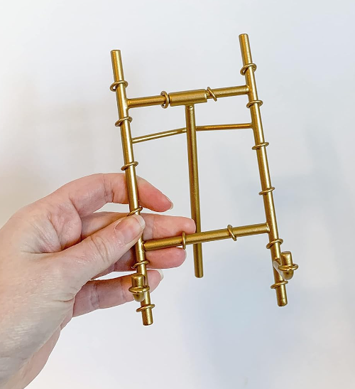 Mini Gold Bamboo Easel