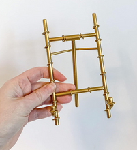 Load image into Gallery viewer, Mini Gold Bamboo Easel
