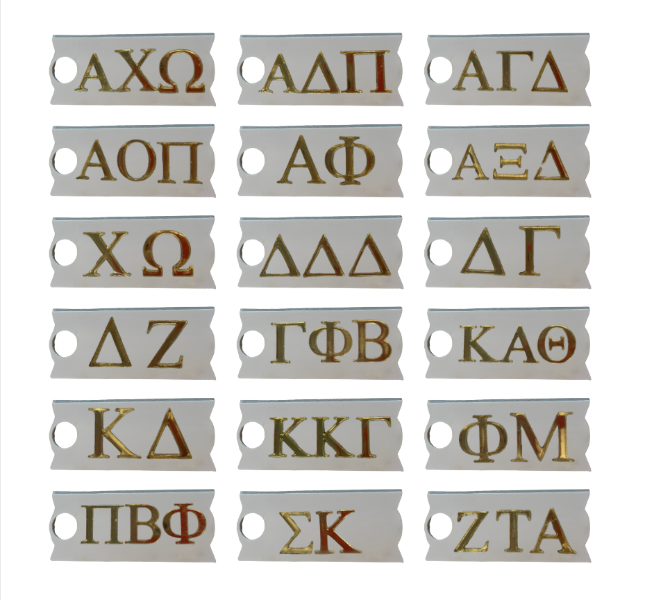 Sorority Tumbler Tag