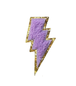 Small Lightning Bolt Patch
