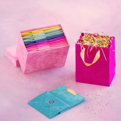 Glitterville Patisserie Flocked Bags